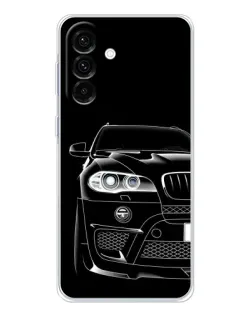 Чехол для Samsung Galaxy A17 с картинкой «Темный силуэт BMW» Чехол для Samsung Galaxy A17 с картинкой «Темный силуэт BMW»