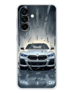Чехол для Samsung Galaxy A17 с картинкой «BMW в свете фар» Чехол для Samsung Galaxy A17 с картинкой «BMW в свете фар»