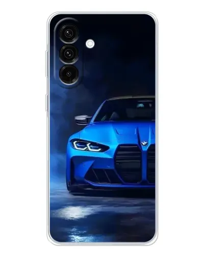 Чехол для Samsung Galaxy A17 с картинкой «Голубая BMW M4» Чехол для Samsung Galaxy A17 с картинкой «Голубая BMW M4»