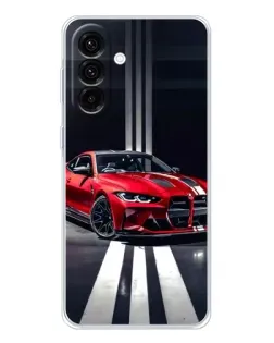 Чехол для Samsung Galaxy A17 с картинкой «Красная BMW на дороге» Чехол для Samsung Galaxy A17 с картинкой «Красная BMW на дороге»