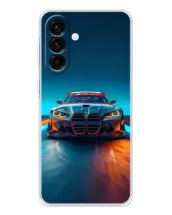 Чехол для Samsung Galaxy A17 с картинкой «BMW — огни неона» Чехол для Samsung Galaxy A17 с картинкой «BMW — огни неона»