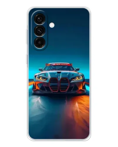 Чехол для Samsung Galaxy A17 с картинкой «BMW — огни неона» Чехол для Samsung Galaxy A17 с картинкой «BMW — огни неона»