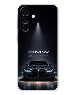 Чехол для Samsung Galaxy A17 с картинкой «BMW сквозь ночной город» Чехол для Samsung Galaxy A17 с картинкой «BMW сквозь ночной город»