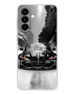 Чехол для Samsung Galaxy A17 с картинкой «BMW — акварельный дрифт» Чехол для Samsung Galaxy A17 с картинкой «BMW — акварельный дрифт»