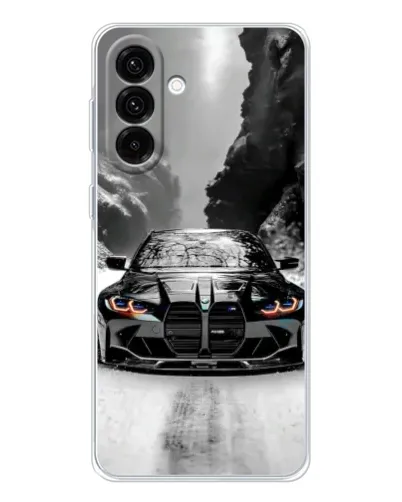 Чехол для Samsung Galaxy A17 с картинкой «BMW — акварельный дрифт» Чехол для Samsung Galaxy A17 с картинкой «BMW — акварельный дрифт»