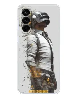 Чехол для Samsung Galaxy A17 с картинкой «PUBG — боец в пыли»