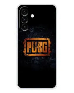 Чехол для Samsung Galaxy A17 с картинкой «PUBG — золотой логотип»