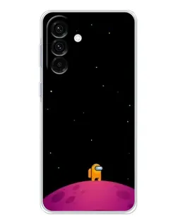 Чехол для Samsung Galaxy A17 с картинкой «Одинокий герой на планете»