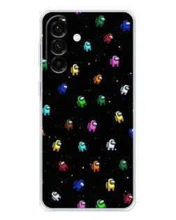 Чехол для Samsung Galaxy A17 с картинкой «Экипаж Among Us»