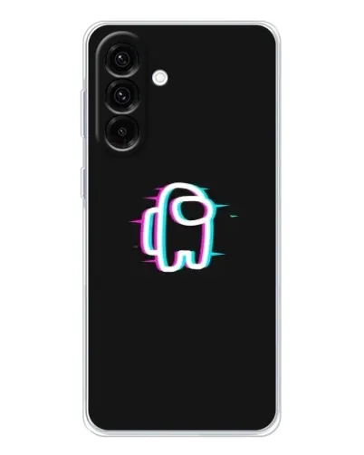 Чехол для Samsung Galaxy A17 с картинкой «Among Us неон»