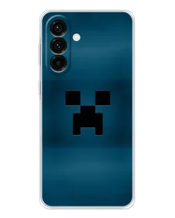 Чехол для Samsung Galaxy A17 с картинкой «Крипер текстура»