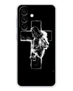 Чехол для Samsung Galaxy A17 с картинкой «Сияющий крест Jesus»