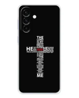Чехол для Samsung Galaxy A17 с картинкой «Текстовый крест»