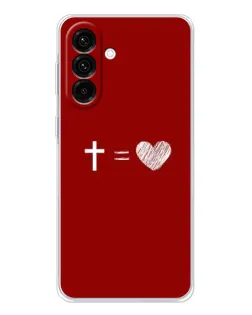 Чехол для Samsung Galaxy A17 с картинкой «Уравнение любви»