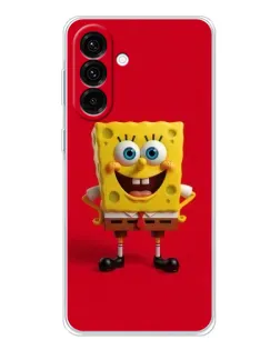Чехол для Samsung Galaxy A17 с картинкой «Спанч Боб на красном» Чехол для Samsung Galaxy A17 с картинкой «Спанч Боб на красном»