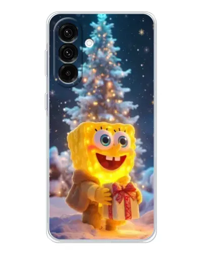 Чехол для Samsung Galaxy A17 с картинкой «Рождественский Спанч Боб» Чехол для Samsung Galaxy A17 с картинкой «Рождественский Спанч Боб»