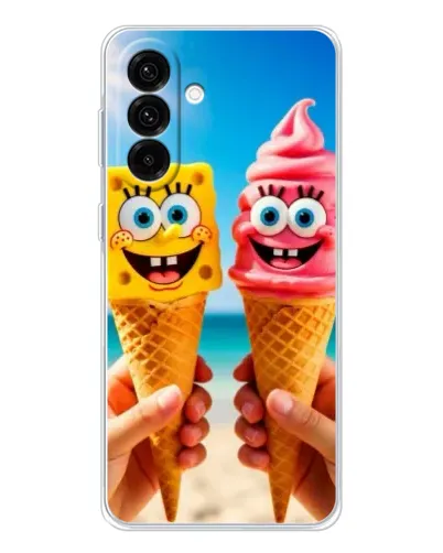 Чехол для Samsung Galaxy A17 с картинкой «Спанч Боб мороженое» Чехол для Samsung Galaxy A17 с картинкой «Спанч Боб мороженое»