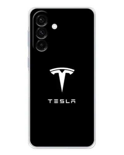 Чехол для Samsung Galaxy A17 с картинкой «Tesla White Logo» Чехол для Samsung Galaxy A17 с картинкой «Tesla White Logo»