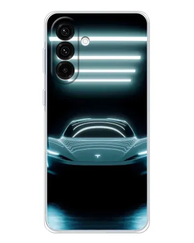 Чехол для Samsung Galaxy A17 с картинкой «Tesla в неоне» Чехол для Samsung Galaxy A17 с картинкой «Tesla в неоне»