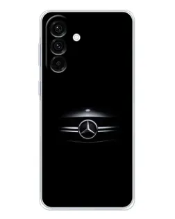Чехол для Samsung Galaxy A17 с картинкой «Mercedes — абстрактные линии»