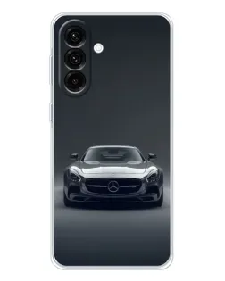 Чехол для Samsung Galaxy A17 с картинкой «Mercedes на черном»