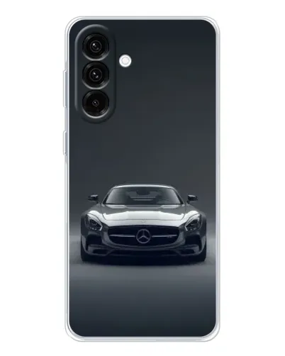 Чехол для Samsung Galaxy A17 с картинкой «Mercedes на черном»