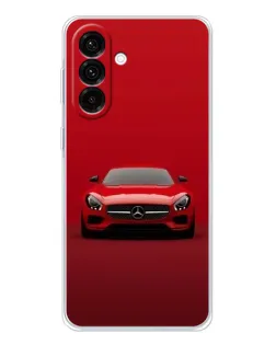 Чехол для Samsung Galaxy A17 с картинкой «Красный Mercedes AMG»