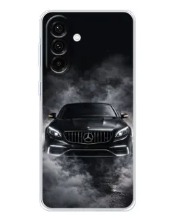 Чехол для Samsung Galaxy A17 с картинкой «Mercedes в дыму»
