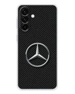 Чехол для Samsung Galaxy A17 с картинкой «Карбоновый Mercedes стиль»