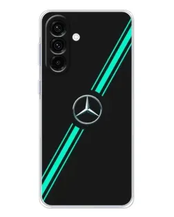 Чехол для Samsung Galaxy A17 с картинкой «Спортивные линии Mercedes»
