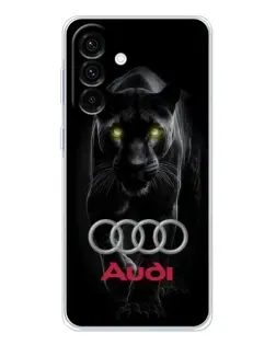 Чехол для Samsung Galaxy A17 с картинкой «Пантера и Audi»