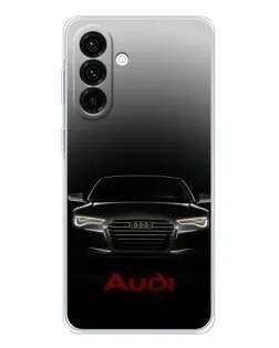 Чехол для Samsung Galaxy A17 с картинкой «Audi — градиентный контур»