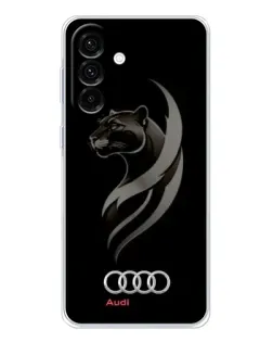 Чехол для Samsung Galaxy A17 с картинкой «Графика — пантера и Audi»