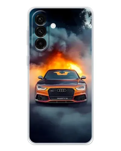 Чохол для Samsung Galaxy A17 з картинкою «Audi у вогняному диму» Чохол для Samsung Galaxy A17 з картинкою «Audi у вогняному диму»