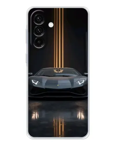 Чехол для Samsung Galaxy A17 с картинкой «Lamborghini золотые линии» Чехол для Samsung Galaxy A17 с картинкой «Lamborghini золотые линии»