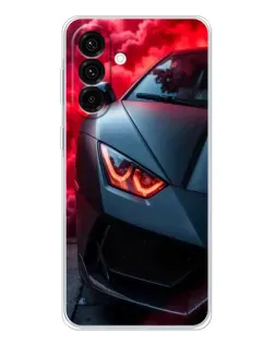 Чехол для Samsung Galaxy A17 с картинкой «Lamborghini красное сияние»
