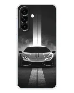 Чехол для Samsung Galaxy A17 с картинкой «Lamborghini симметрия дорог»