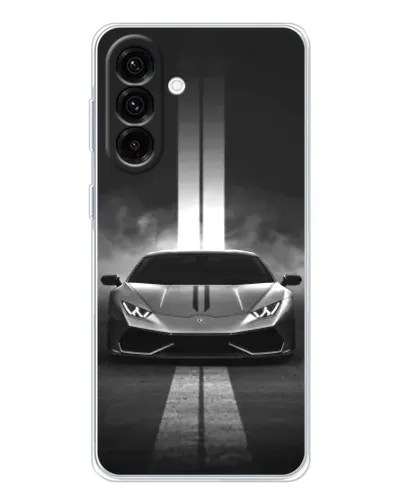 Чехол для Samsung Galaxy A17 с картинкой «Lamborghini симметрия дорог» Чехол для Samsung Galaxy A17 с картинкой «Lamborghini симметрия дорог»