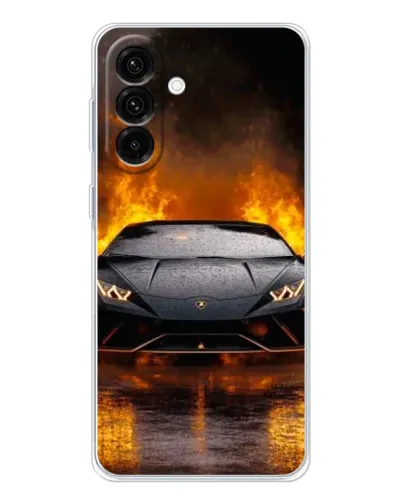 Чехол для Samsung Galaxy A17 с картинкой «Lamborghini в огне» Чехол для Samsung Galaxy A17 с картинкой «Lamborghini в огне»