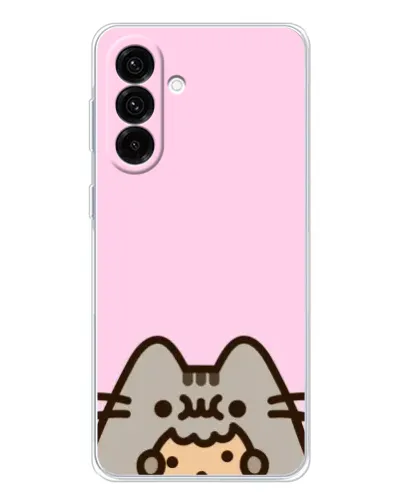 Чехол для Samsung Galaxy A17 с картинкой «Pusheen и печенье» Чехол для Samsung Galaxy A17 с картинкой «Pusheen и печенье»