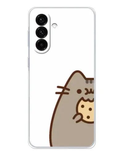 Чехол для Samsung Galaxy A17 с картинкой «Пушин с печеньем» Чехол для Samsung Galaxy A17 с картинкой «Пушин с печеньем»