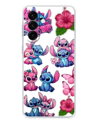 Чехол для Samsung Galaxy A17 с картинкой «Стикеры Stitch и Angel» Чехол для Samsung Galaxy A17 с картинкой «Стикеры Stitch и Angel»