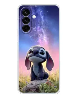 Чехол для Samsung Galaxy A17 с картинкой «Стич на рассвете»