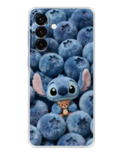 Чехол для Samsung Galaxy A17 с картинкой «Стич и голубика» Чехол для Samsung Galaxy A17 с картинкой «Стич и голубика»