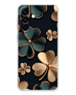 Чехол для Samsung Galaxy A17 с картинкой «Клевер в золоте» Чехол для Samsung Galaxy A17 с картинкой «Клевер в золоте»