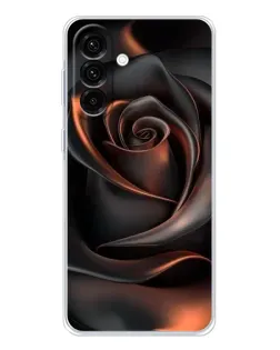 Чехол для Samsung Galaxy A17 с картинкой «Шелковая черная роза» Чехол для Samsung Galaxy A17 с картинкой «Шелковая черная роза»