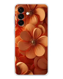 Чехол для Samsung Galaxy A17 с картинкой «Оранжевый макро цветок» Чехол для Samsung Galaxy A17 с картинкой «Оранжевый макро цветок»