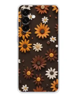 Чехол для Samsung Galaxy A17 с картинкой «Узор из маленьких подсолнухов» Чехол для Samsung Galaxy A17 с картинкой «Узор из маленьких подсолнухов»