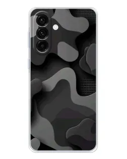 Чехол для Samsung Galaxy A17 с картинкой «Темный абстрактный камуфляж»