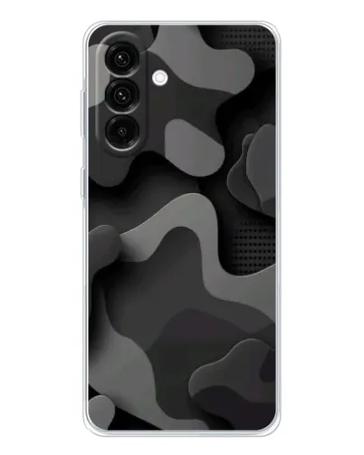 Чехол для Samsung Galaxy A17 с картинкой «Темный абстрактный камуфляж»